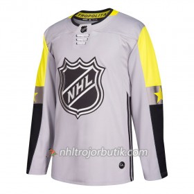 Män Ishockey 2018 NHL All-Star Tröja Metro Division Blank Adidas Grå Authentic